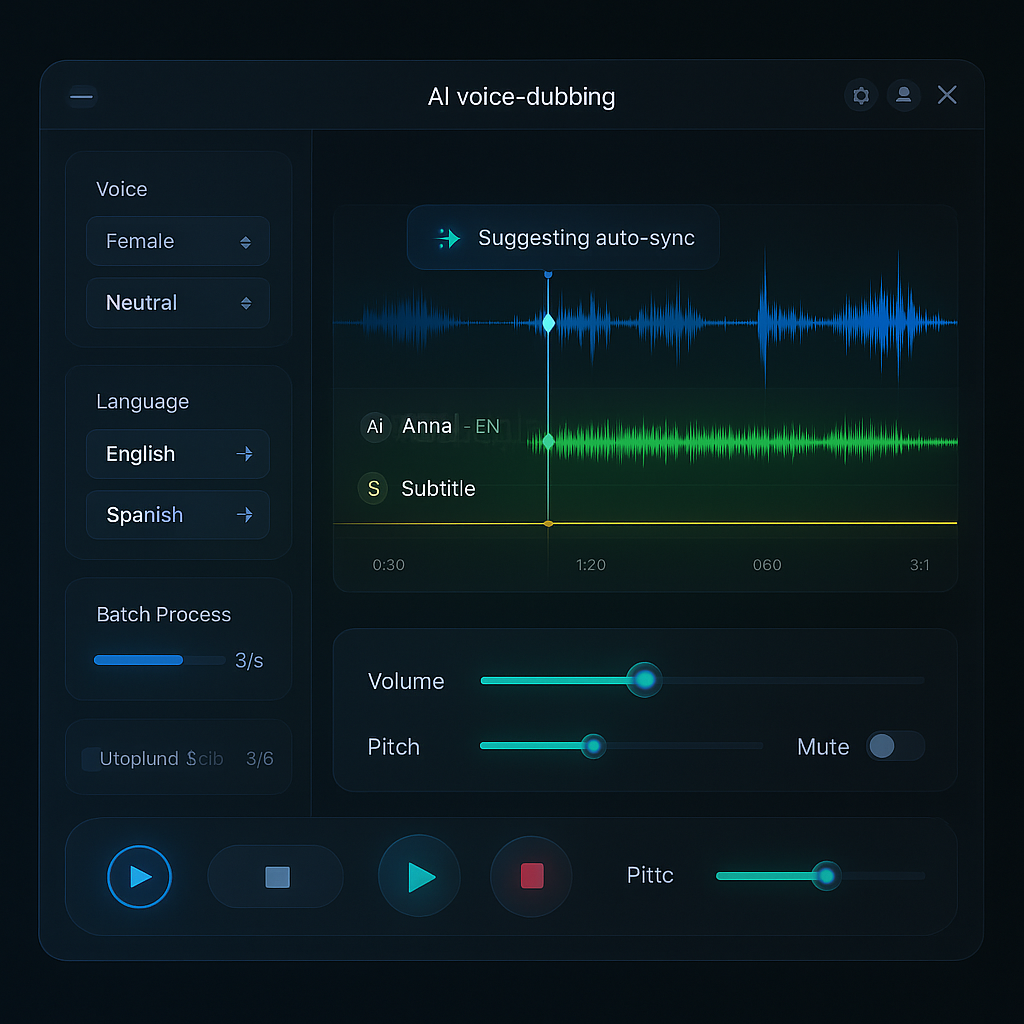 AI Dubbing SaaS